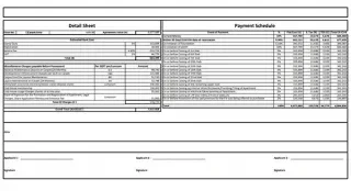Costing details form